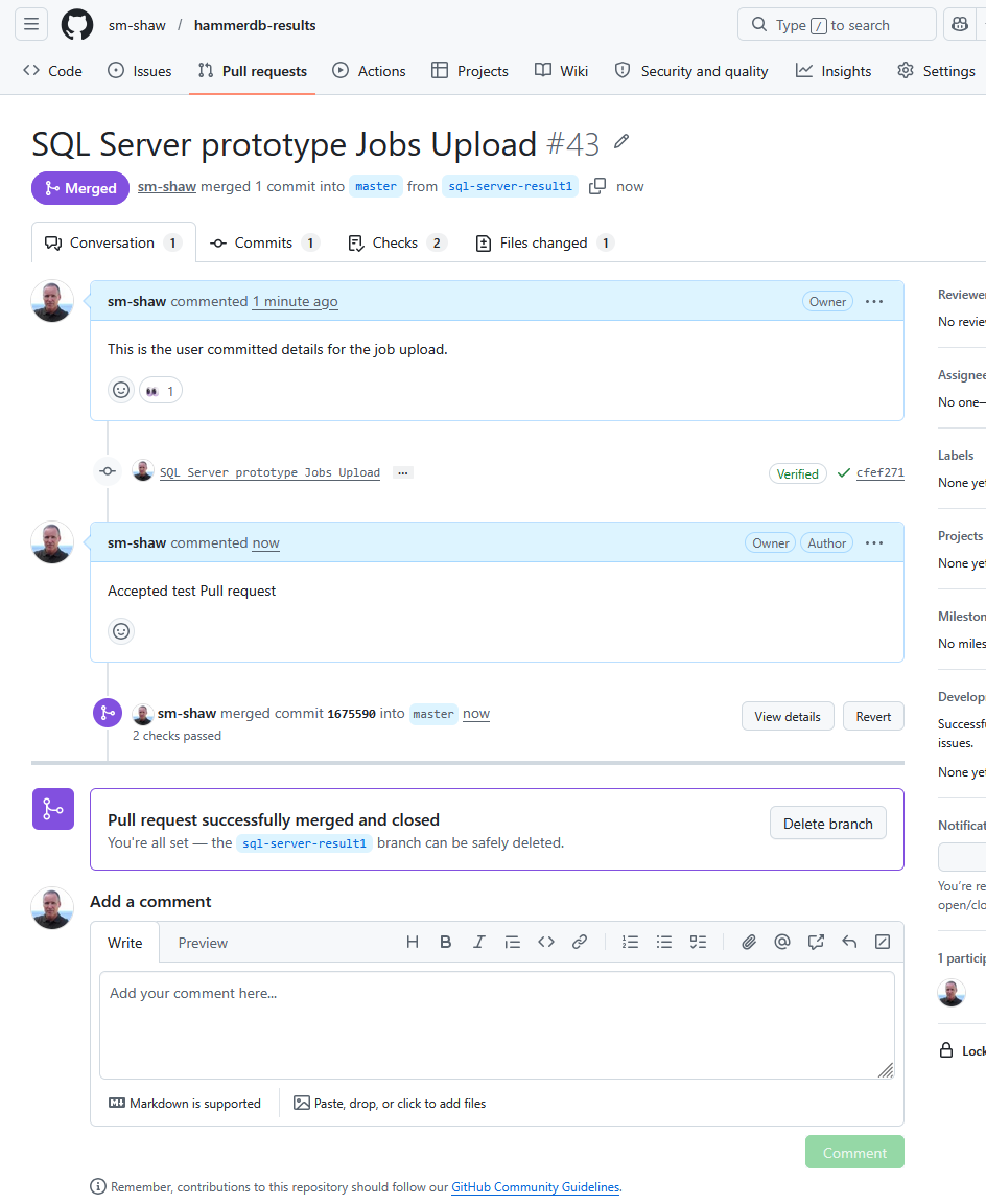 Merged pull request publishing the artifact